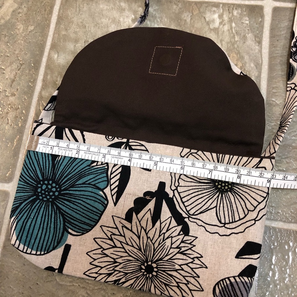 Floral Print Handmade Mini Shoulder Bag/Purse - Picture 5 of 8